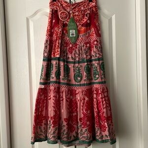 Ainika Print Macaws maxi skirt